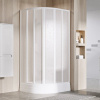 RAVAK SUPERNOVA SKKP6 80cm sprchový kút štvrťkruhový, profil biely, plast pearl, 3204O10211