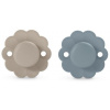 SUAVINEX | Cumlík SX PRO fyziologický 2 KS WONDER 6/18m - Gray Clouds + Spring Lake