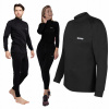 TERMOAKTÍVNA BLUZA pre deti TRIČKO spodná bielizeň ČIERNA Ercole SILVER+ 134