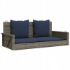 Lavica s operadlom plast 119 x 56 cm