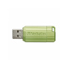 Verbatim USB flash disk, USB 2.0, 64GB, Store,N,Go PinStripe, zelený, 49964, pre archiváciu dát