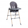 CHICCO Židlička jídelní Polly Essential - Coal (87141.22)