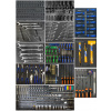 SP Tools Dielenský box SPT CUSTOM XL - modrý SP40628 Typ: Vybavený, Počet náradí: 424 kusov