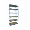 Meets-ecommerce UG Policový regál 200x110x45, 4-7 políc Farba: Modrá, Počet polic: 6 políc