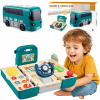 Interaktívny autobus Luxma, vzdelávacia hračka, rozkladací, so zvukmi, zelený, 3+
