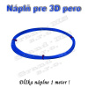 Náplň pre 3D pero, PLA - 1,75 mm - modrá (cena za 1 m)