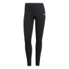 adidas Essentials 3 Stripe Leggings Womens Black Linear L (16-18)