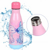 DISNEY Stitch a Angel OCEĽOVÁ ružová TERMOSKA FĽAŠA fľaša na pitie TERMOS 500 ml
