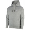Pánske mikiny Nike Swoosh M Club Hoodie FZ BB - Sivý (L)