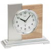 Luxusní stolní hodiny 5151 AMS s dekoraci dřeva Sonoma, řízené rádiovým signálem 17cm