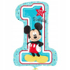 Amscan Fóliový balónik Mickey 48 x 71 cm číslo jedna