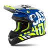 Motokrosová prilba CASSIDA Cross Cup Sonic modro/bialo/fluo žltá L