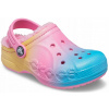 Detské zateplené topánky Dreváky Crocs Baya Lined Printed 205888 Clog 28-29