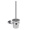 SAPHO X-ROUND WC kefa nástenná, mliečne sklo, chróm XR323