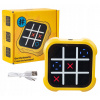 Hra Koliesko a krížik Elektronická hra 4v1 Rôzne hry USB nabíjanie