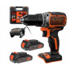 Skrutkovač Black+Decker akumulátorové napájanie 18 V BL186K1B2