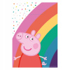 Amscan papierové tašky Prasiatko Peppa viacfarebné 8 kusov