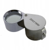 KLENOTNÍCKA LUPA 30x - 21 mm SKLADACIA KLENOTNÍCKA ALU
