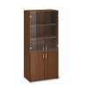 Interiér Říčany Vysoká skriňa ProOffice 80 x 47 x 178 cm, orech