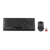 Súprava A4tech 9300F je bezdrôtová. kľúče. + bezdrôtové pripojenie. Optická myš V-Track,CZ/US, USB (9300F)