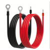 Napájecí kabel 1m 4 mm² s oky M8 – červený + černý pár, 1 m (pro baterie, MPPT regulátory, nabíječky, karavany a lodě) (Tento kvalitní napájecí kabelový set 4 mm² (12 AWG) s oky M8 je určený pro bezpe