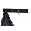 Mørtens Furniture Nástenný vešiak Kalosio, 40 cm, čierna čierna