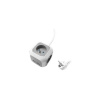 Prodlužovací kabel 4G ORNO OR-AE-13144, 4x 230V, 2x USB nabíjecí, přívod 1,4m, šedá