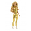 Barbie Modelka zlatý overal HRH19