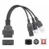 Diagnostický adaptér 24Diag 3-pin 4-pin Yamaha 6-pin Honda
