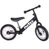 myRunbike Moje odrážadlo s menom - čierne s bielymi kolesami