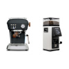 Ascaso Dream PID, Anthracite + Rancilio STILE, white