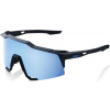 100% Speedcraft - Matte Black - HiPER Blue Multilayer Mirror Lens uni