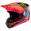 Přilba SUPERTECH S-M10 edice HAIDEN DEEGAN, ALPINESTARS (oranžová fluo/fialová/růžová/zelená, vel. L)