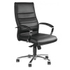 Kancelárske kreslo TD Lux 10 kožené čierne TS877980