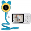EVOLVEO Baby Monitor N35 s kamerou, VOX, teplomer, nočné videnie, RGB svetlo, modrá