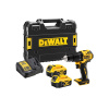 DEWALT Akumulátorová príklepová vŕtačka 18 V bez uhlíkovej kefky (2 x 5,0 Ah akumulátor + nabíjačka + TSTAK) DCD709P2T