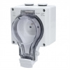 Solight zásuvka IP66, vodotěsná a prachotěsná 5B350