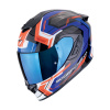 Moto přilba SCORPION EXO-1400 EVO II AIR LINART matná černo/modro/červená S