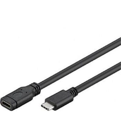 PremiumCord ku31mf2 Prodlužovací USB 3.1 konektor C/male - C/female, 2m, černý
