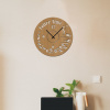 drevo zivota Nástenné hodiny COFFEE TIME Farebný vzor: Horsky dub, Veľkosť hodín: 50x50
