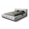 Wilsondo Manželská čalúnená posteľ s úložným priestorom Viglo 160x200 - svetlosivá
