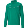 Pánska mikina Puma teamRISE 1 4 Zip Top Pepper Gre zelená 657394 05 Veľkosť: XXL