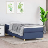 vidaXL Boxspring posteľ s matracom modrá 100x200 cm látka