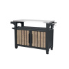 Grilovací stolík Keter UNITY XL 207 l Ashwood