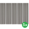 Akustický panel so zvýšenou absorpciou zvuku, 2400 x 600 mm, balenie 5 ks, čierna / béžová