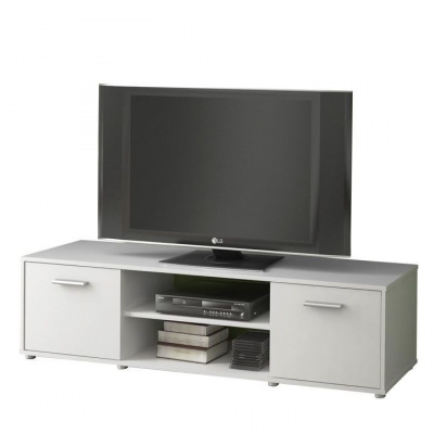 Tempo Kondela TV stolík, biela, ZUNO NEW 01 (159x38,8x40cm)