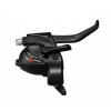 SHIMANO Radenie (vľavo) s brzdovou páčkou 3 rýchlosti Shimano Tourney ST-TX800 - 2 prsty - čierna
