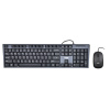 IBOX Klávesnica iBox IKMS606, myš v cene, Domáca, USB, QWERTY, UK, angličtina, čierna
