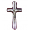 Drevený čerešňový visiaci kríž s ... - 39996 (Drevený čerešňový visiaci kríž s ... - 39996)