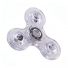 Fidget Spinner LED průhledný bílý